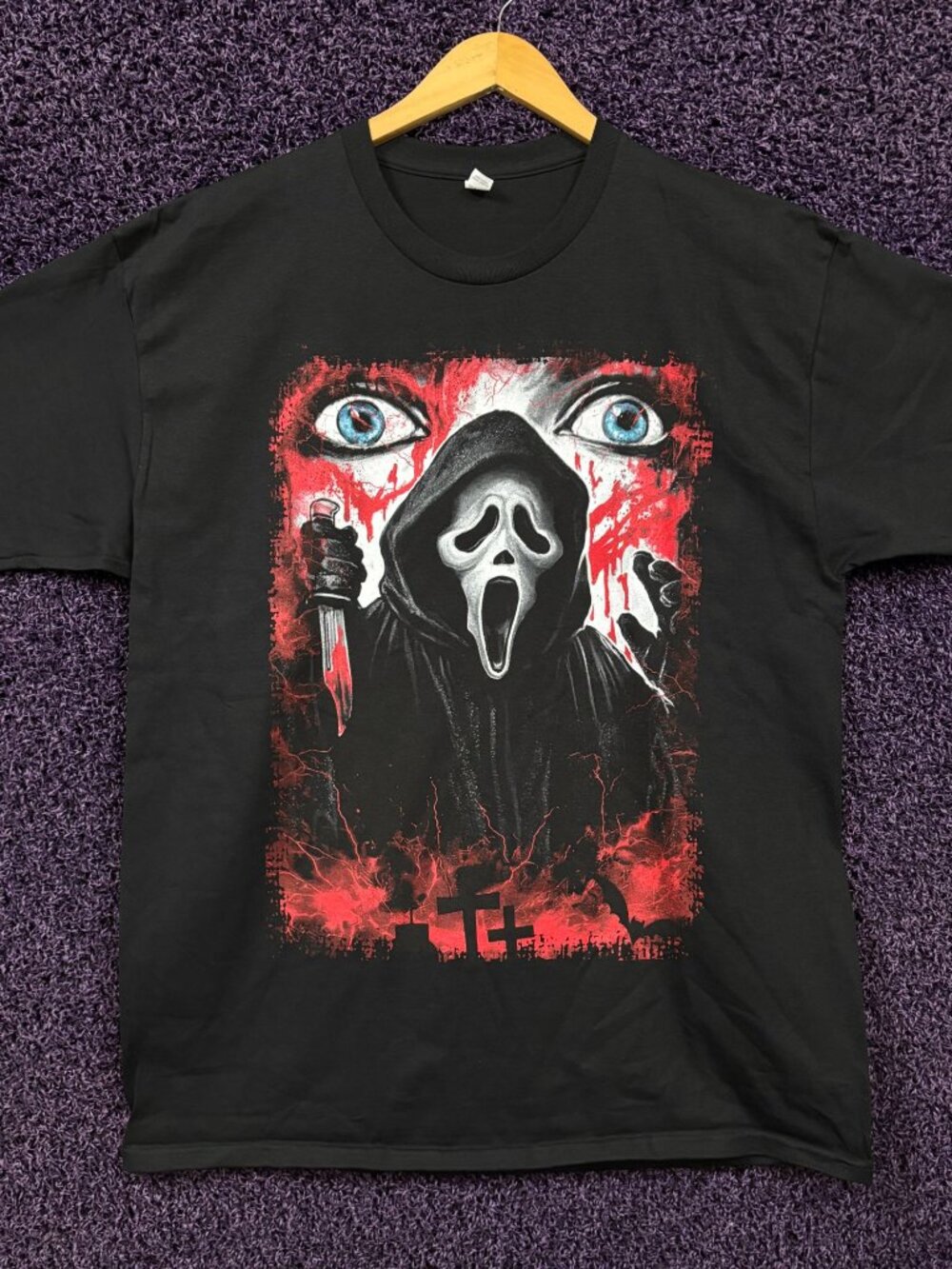 Ghostface Cemetery Full of Kills Scream Franchise T-Shirt XL